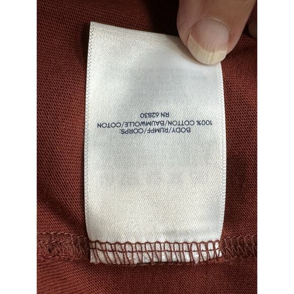 Lands End Women’s Shirt Adult Extra Large 18 Rust/Brown Tank Top Sleeveless - Picture 7 of 10